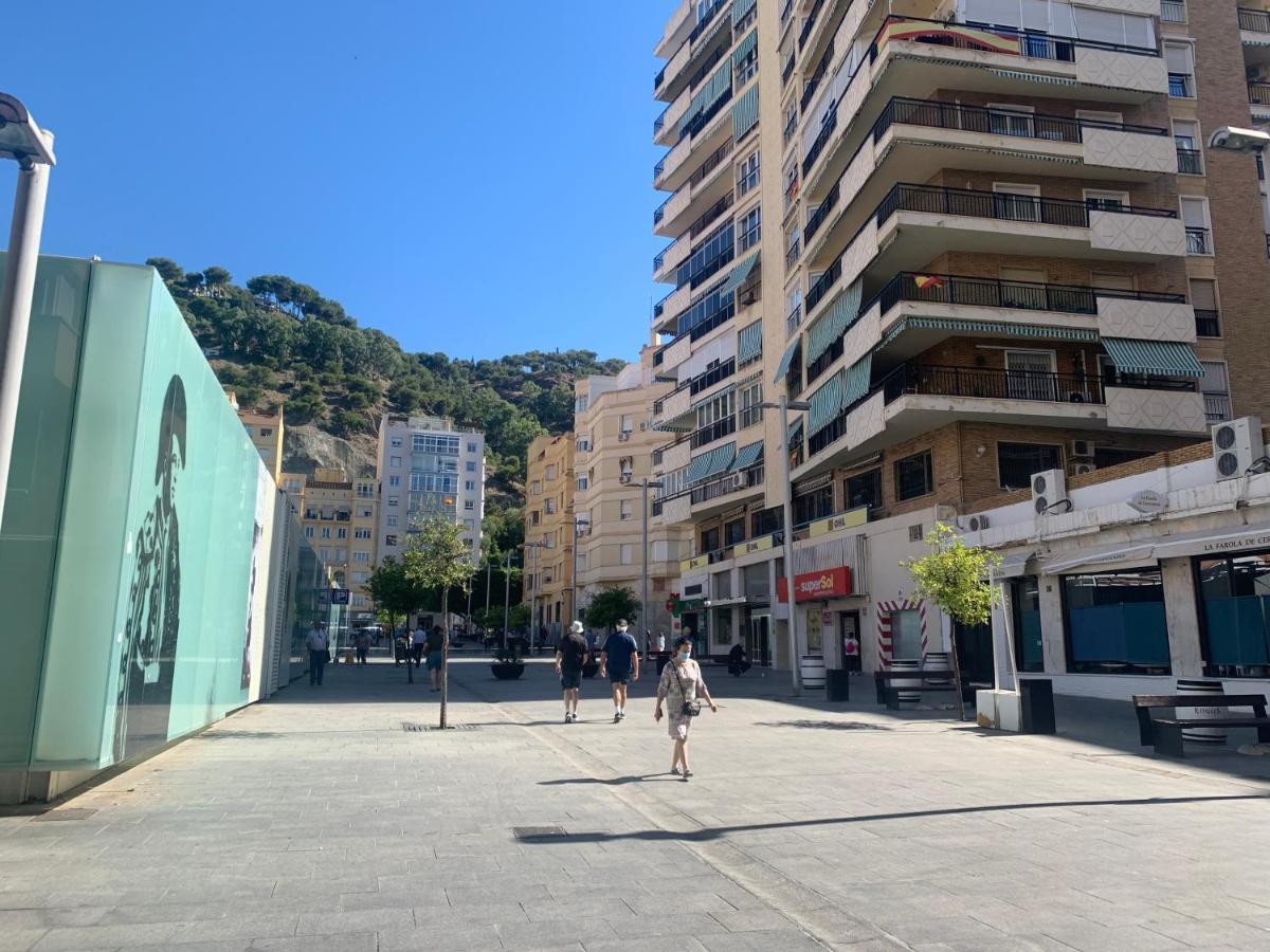 Homely Malaga Malagueta Junto Al Mar, Parking Privado Bajo Suplemento Exterior photo